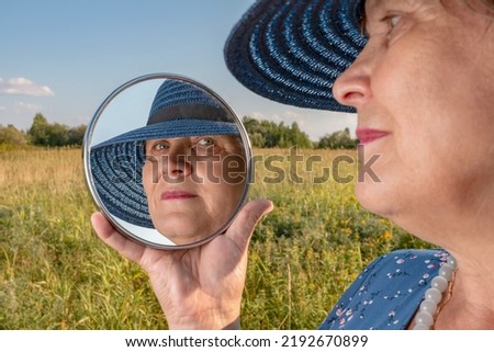 Similar – Image, Stock Photo privacy screen 2 Woman