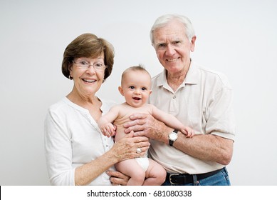 Grandparents With Baby Grandson