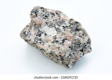 granite igneous isolated over white background