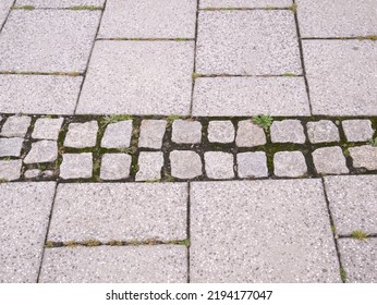 Granite Paving Stones On The Square.