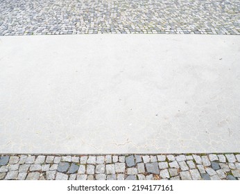 Granite Paving Stones On The Square.