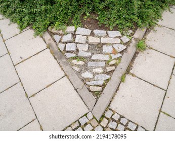 Granite Paving Stones On The Square.