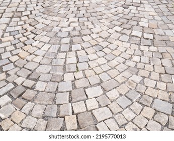 Granite Paving Stones On The Square.