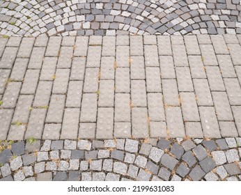 Granite Paving Stones On The Square.