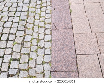 Granite Paving Stones On The Square.