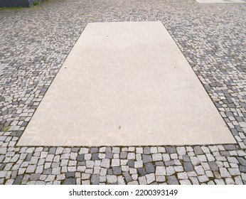 Granite Paving Stones On The Square.