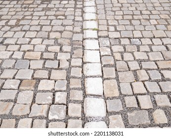 Granite Paving Stones On The Square.