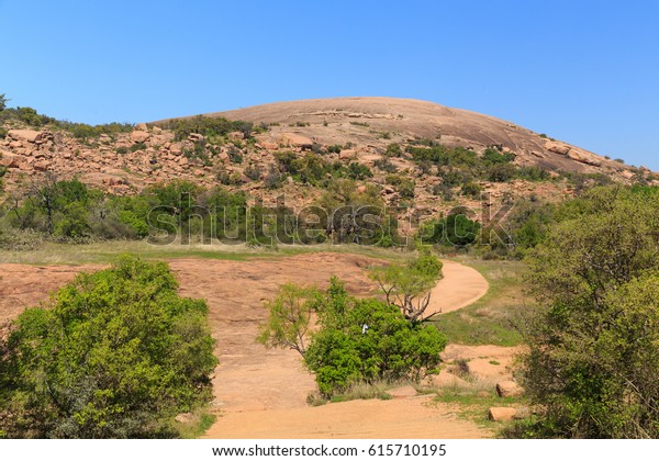 Granite
Rock/ Enchanted Rock/ A trail to take you to the top of Enchanted
Rock State Park outside of Fredericksburg,
Texas.