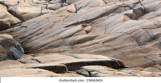 Granite Rock Formation With Interesting Shapes.