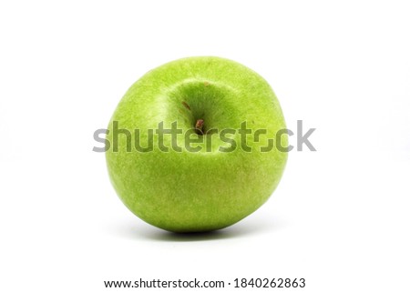 Granny Smith apple isolated on white background