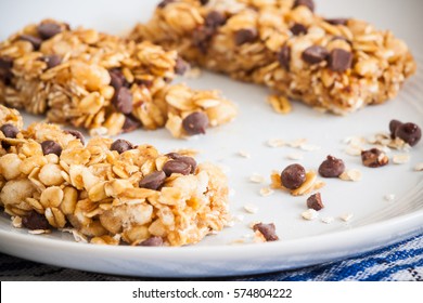 Granola Bar With Chocolate Chips