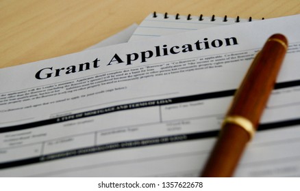 Grant Application With Pen