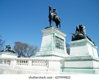 Grant Memorial In Capitol Hill, Washington DC, USA 