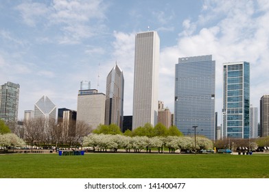 Grant Park In Chicago.