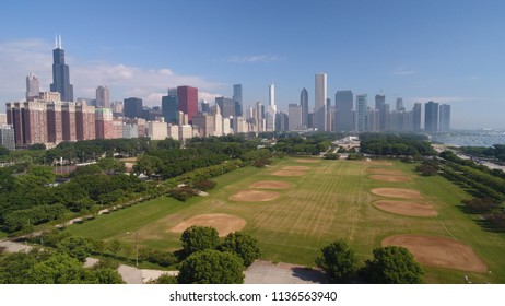 Grant Park In Downtown Chicago