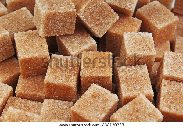 Granulated Brown Sugar Lump Sugar Brown Food And Drink Stock Image