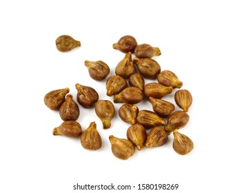 Grape Seed (Grapeseed) Isolated On White Background.