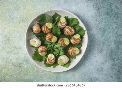 grape snails , stuffed in burgundy, french cuisine, - Powered by Shutterstock