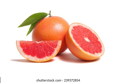 Grapefruit Isolated On White Background