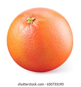 Grapefruit isolated on white background. With clipping path. Full depth of field.