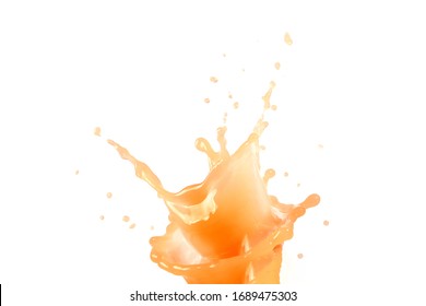 grapefruit juice splash concept. Orange color. Drop levitation. Sweet fruit. Liquid beverage. Healthy drink - Powered by Shutterstock