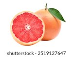 Grapefruit on a white isolated background