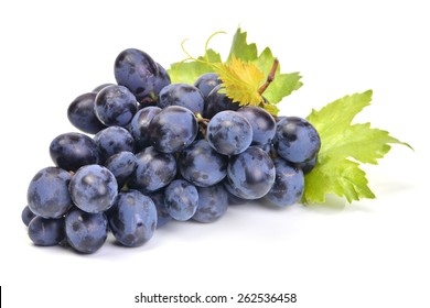 Blue Wet Isabella Grapes Bunch Isolated Stock Photo 220836805 ...
