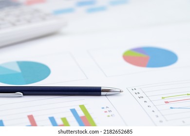 Graph And Analyze The Status Of Investment And Financial Reports. Investment And Finance Consultant Concept.