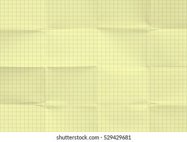 Graph Paper Yellow Texture Background