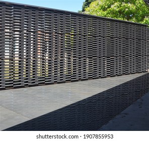 Graphic Composition With A Stack Of Roof Tiles At The Serpentine Gallery Summer Pavilion