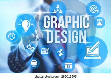 Graphic Design Service Concept Illustration