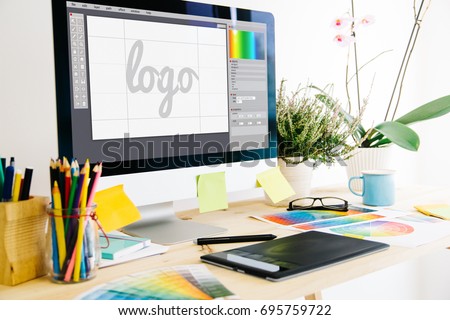 Graphic design studio logo