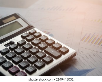 Graphing And Calculator Business Finance Concept Business Expenditure Financial Flexibility