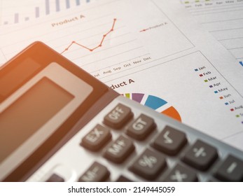 Graphing And Calculator Business Finance Concept Business Expenditure Financial Flexibility