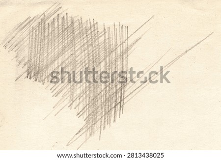 Graphite crosshatching texture on aged paper