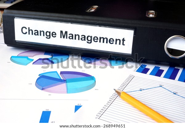 Graphs File Folder Label Change Management Stock Photo 268949651 ...