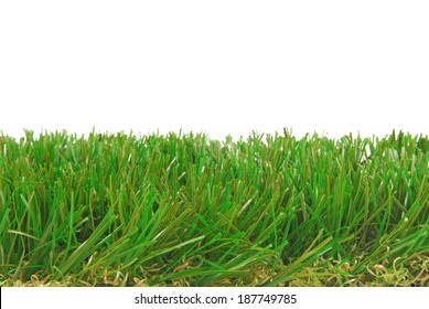 Grass Artificial Astroturf Isolated Border