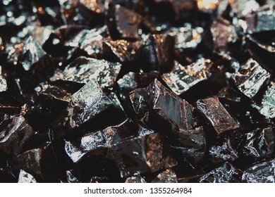 grass jelly a type of Chinese dessert close up - Shutterstock ID 1355264984