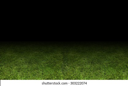 grass at the stadium. A close-up as background