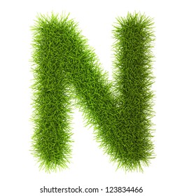 Grass Style Latin Alphabet Letters Numbers Stock Photo 123834466 ...