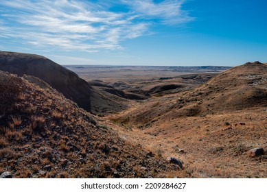 Grasslands National Park In Autumn