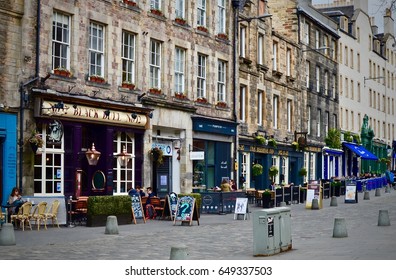 Grassmarket Edinburgh, Scotland. MAY 2017.