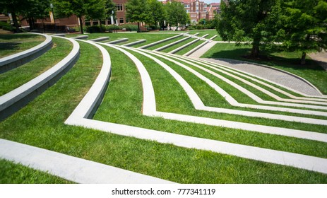 Grassy Amphitheatre Trees On Side Stock Photo (Edit Now) 777341119