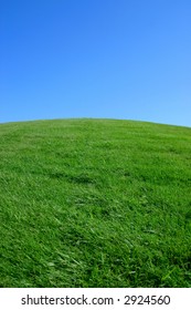 Grassy Hill, Blue Sky