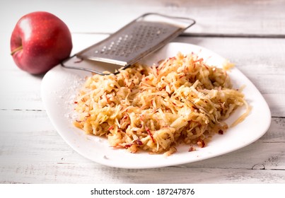 Grated apples Images, Stock Photos & Vectors | Shutterstock