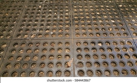 Grated Garage Floor Mat