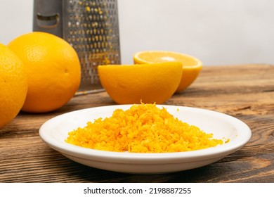 Grated Orange Rinds Pile Raw Homemade Stock Photo 2198887255 | Shutterstock