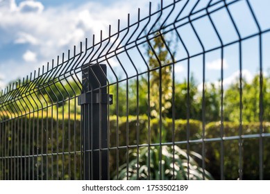 Grating Wire Industrial Fence Panels, Pvc Metal Fence Panel