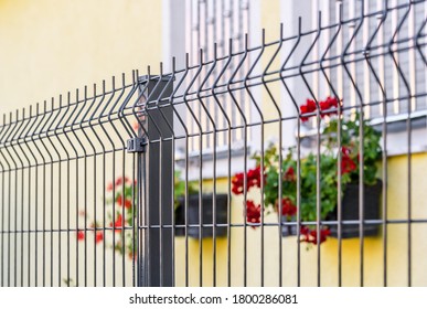 Grating Wire Industrial Fence Panels, Pvc Metal Fence Panel
