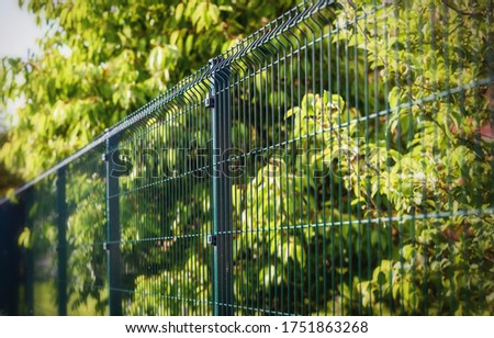 grating wire industrial fence panels, pvc metal fence panel
